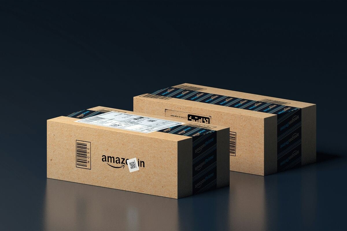 Amazon Prime parcels ready for dispatch